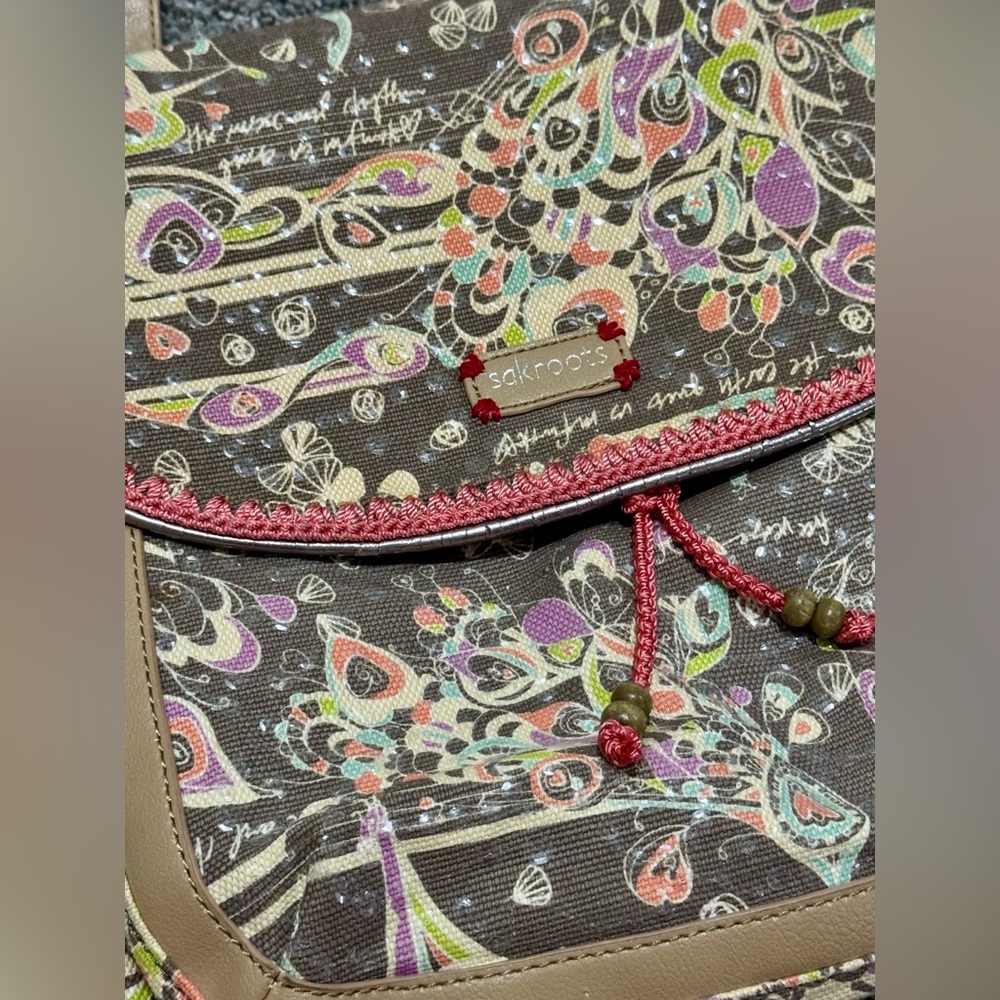 New! Sakroots Artist Circle Convertible Backpack-"Desert Spirit" - Picture 2 of 10